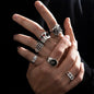 Mens Retro Hip Hop Goth Ring