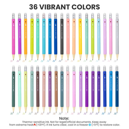 Iigen RUBIC Erasable Gel Pens,0.6Mm Retractable Twist Pens, Ergonomic Hexagonal Grip for Journaling,Drawing,School & Office Supplies,Smooth Writing for Students,Planner,Teachers,Nurses and Artists,Holiday Gifts and Birthday Goodie Bags Tiktokshopspringglo