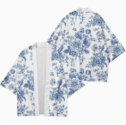 Japanese Kimono Robe with 3D Print