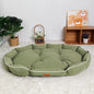 Dog Bed All-Season Pet Nest Anti-Slip Soft Plush Pillow Warm Winter Luxury Sofa Cat Couch Washable Dog Paw Cushion Resting Area Durable Base
