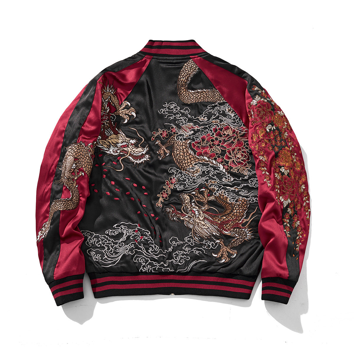 Men's Style Embroidery Dragon Jacket