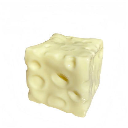 Squishy Cheese Block - Yellow, Moldable Fidget Toy with Squeeze Feature, Ideal for Play and Relaxation Giant Cheese Squishy - 6/7Cm Moldable Non-Rebound & Slow Rebound Fidget Toy| Viral ASMR Stress Ball Glutinous