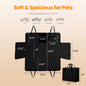 【Tiktokshopstockup】 VALUXE Dog Car Seat Cover for Large Dogs, Full-Cover Waterproof Back Seat Protector, Foldable, Beige/Black Summervibes Petlovers Outdoorfun