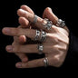 Mens Retro Hip Hop Goth Ring