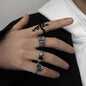 Mens Retro Hip Hop Goth Ring
