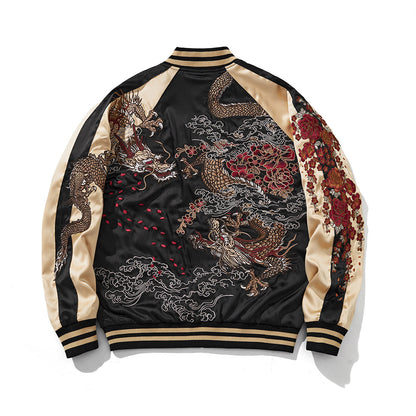 Men's Style Embroidery Dragon Jacket